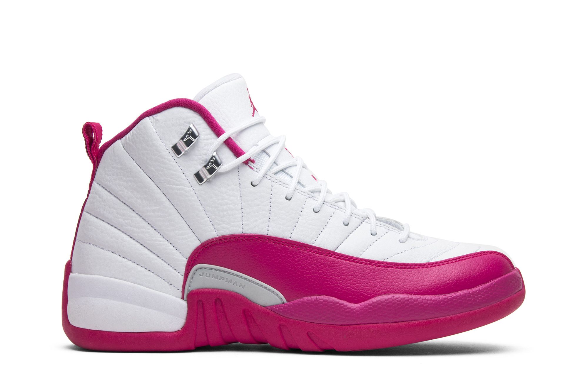 Pre-owned Air Jordan 12 Retro Gg 'vivid Pink' In White