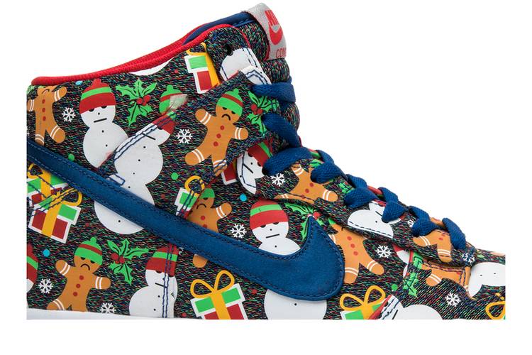 Buy Concepts x SB Dunk Pro High GS 'Ugly Christmas Sweater' 2017 - AO1559  446 | GOAT