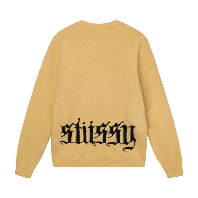 Buy Stussy Gothic Sweater 'Gold' - 117157 GOLD | GOAT