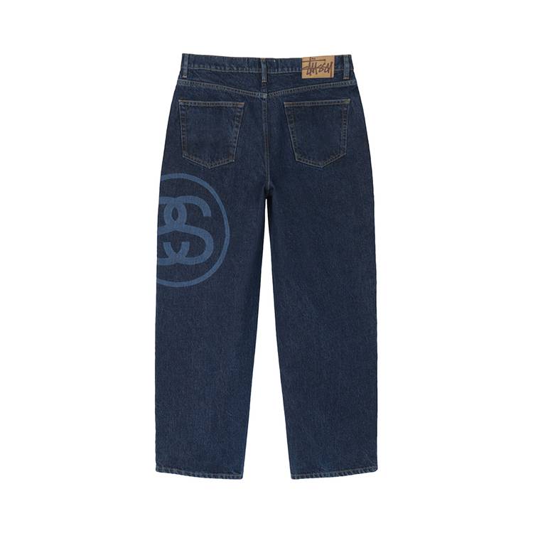 Buy Stussy SS-Link Big Ol' Jeans 'One Wash' - 116593 ONE | GOAT