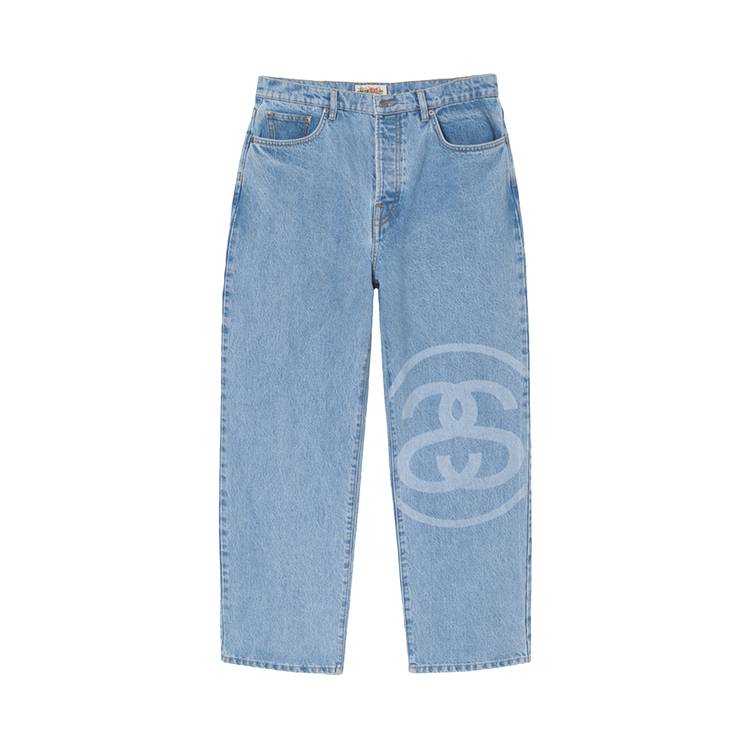 Buy Stussy SS-Link Big Ol' Jeans 'Stone Wash' - 116593 STON | GOAT