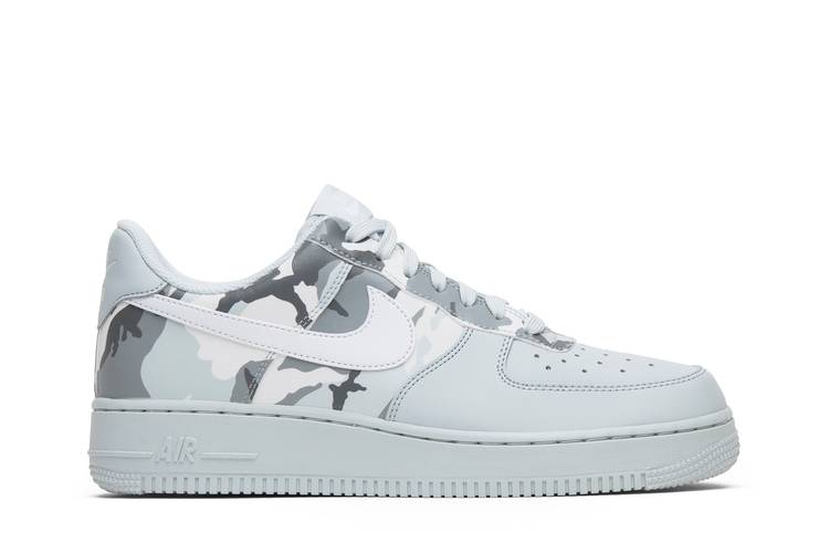 white and grey camo air force 1