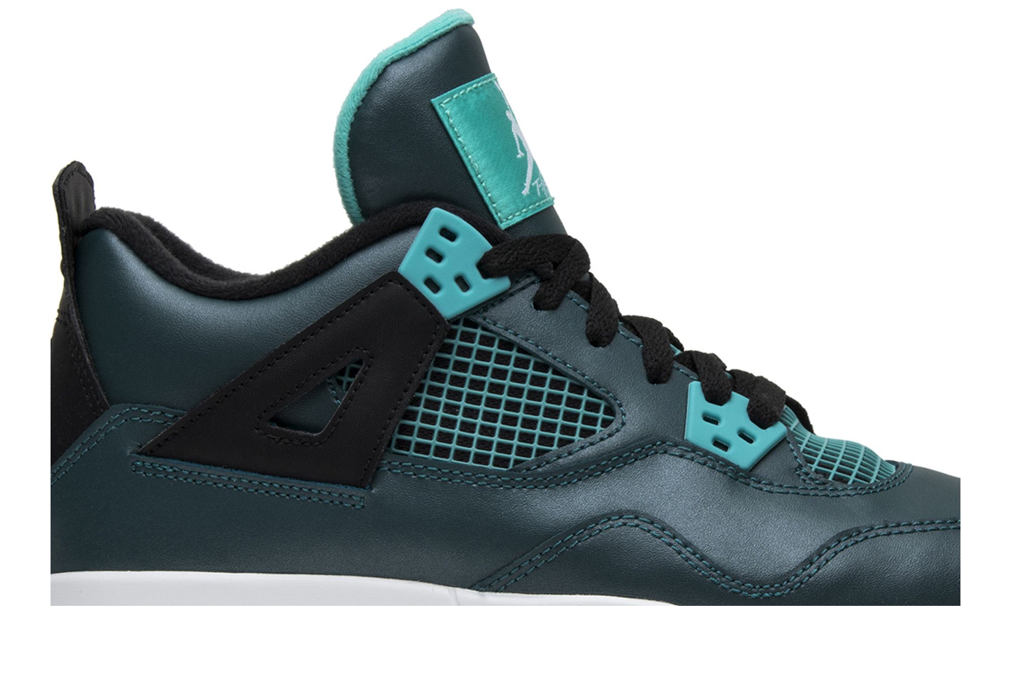Pre-owned Air Jordan 4 Retro Bg 'teal' In Green