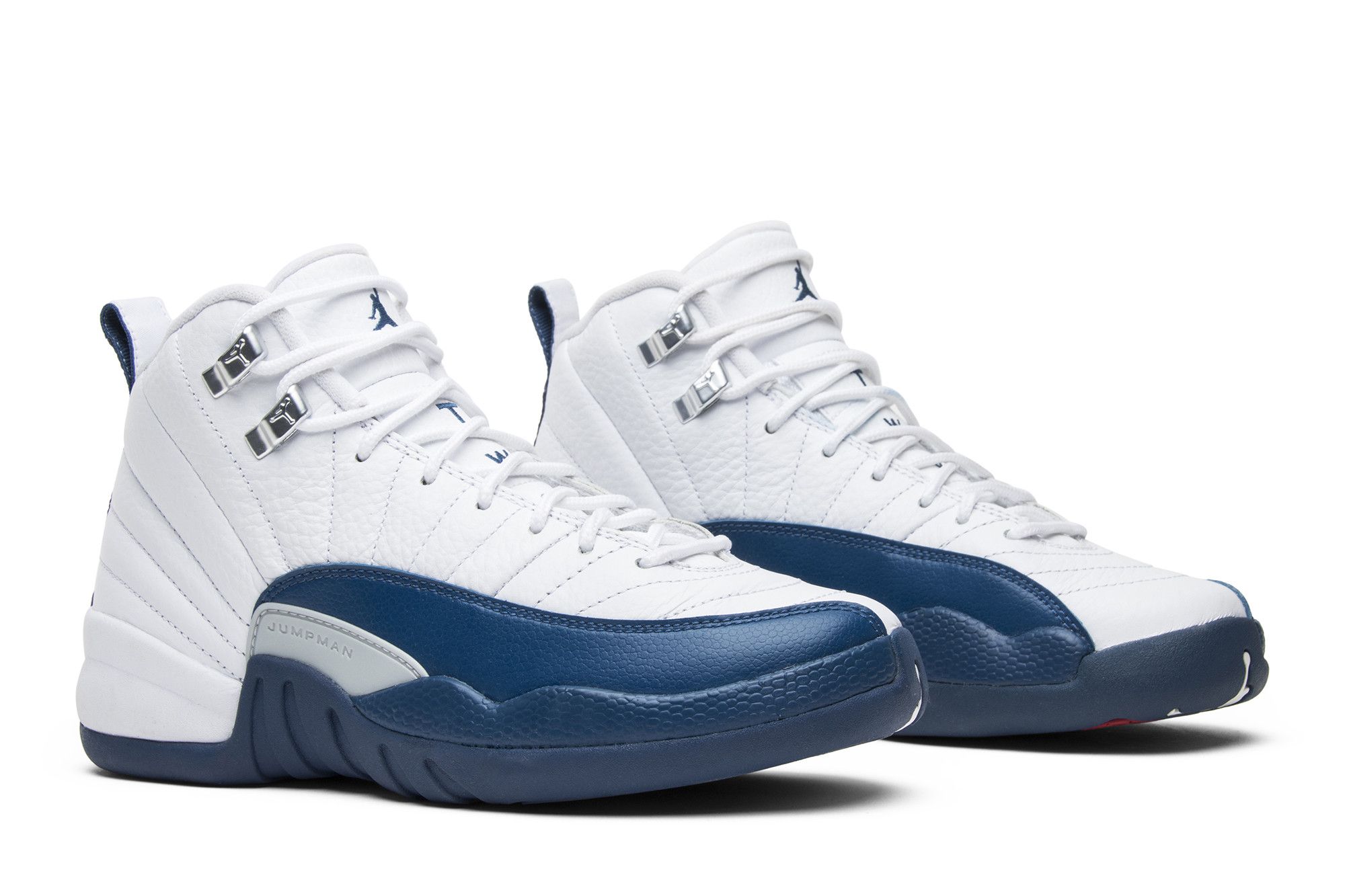 Pre-owned Air Jordan 12 Retro Bg 'french Blue' 2016 In White