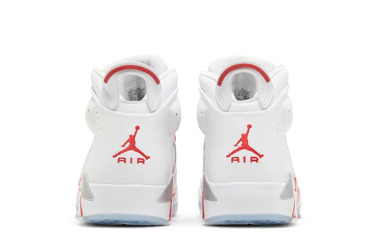 Air Jordan 6-17-23 White Fire Red