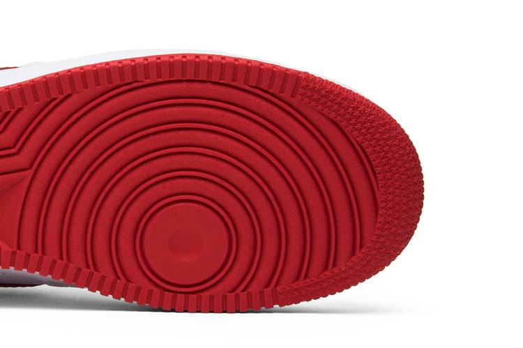 Nike Air Force 1 Low Fo' Fi' Fo Men's Size 5 White Red Yellow  Custom AQ5107-100