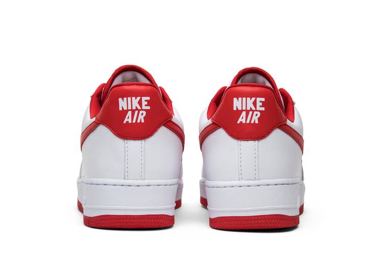 Nike Air Force 1 Low Fo' Fi' Fo Men’s Size 5 White Red Yellow Custom  AQ5107-100 