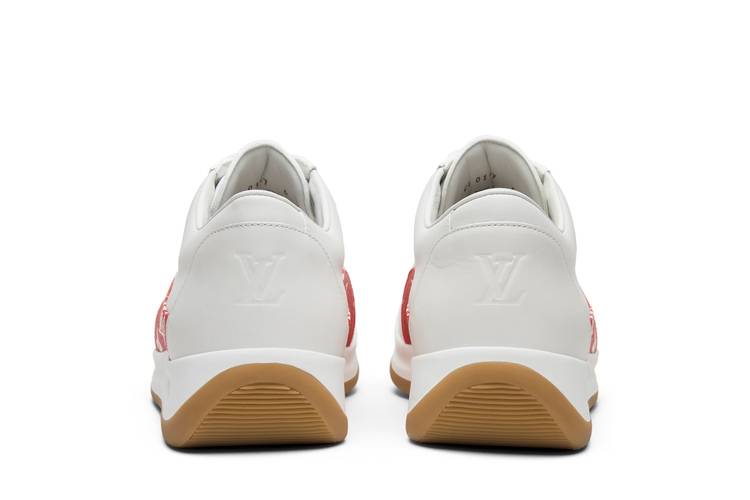 LOUIS VUITTON Supreme X White/Red Sneakers 9.1/2
