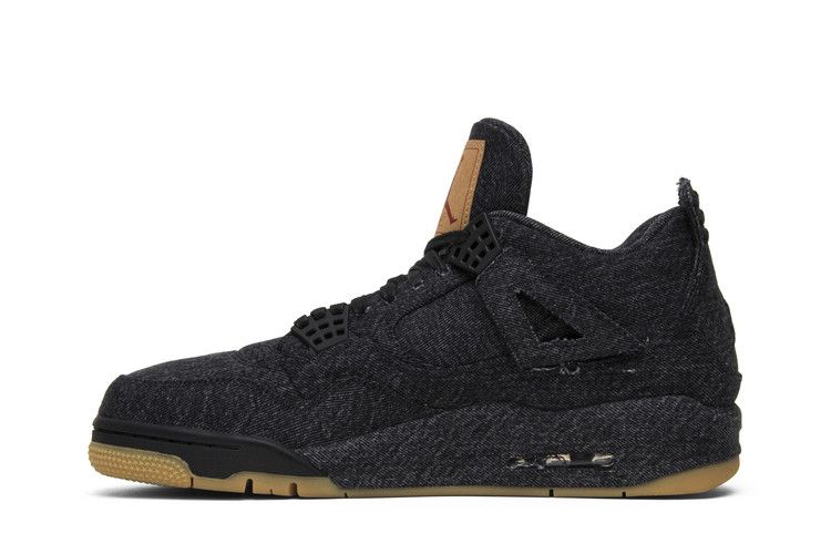 Buy Levi s x Air Jordan 4 Retro Black Denim AO2571 001 GOAT CA