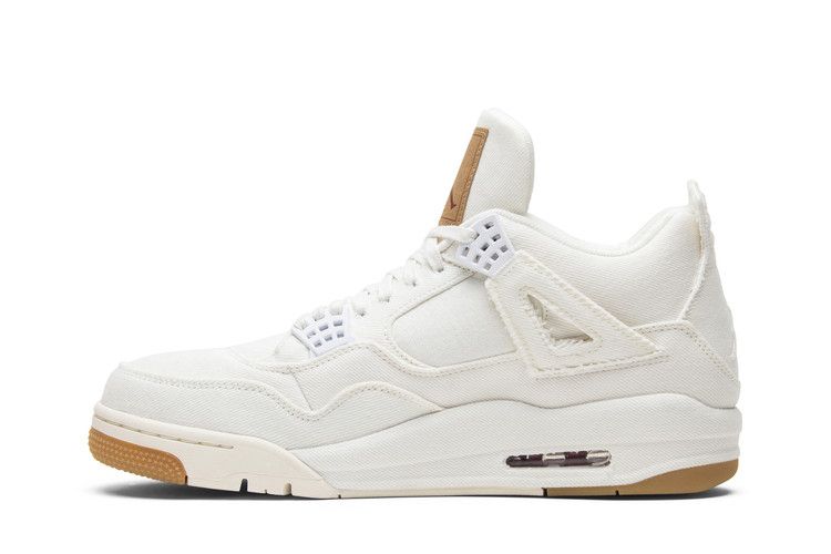 White levis clearance jordan 4