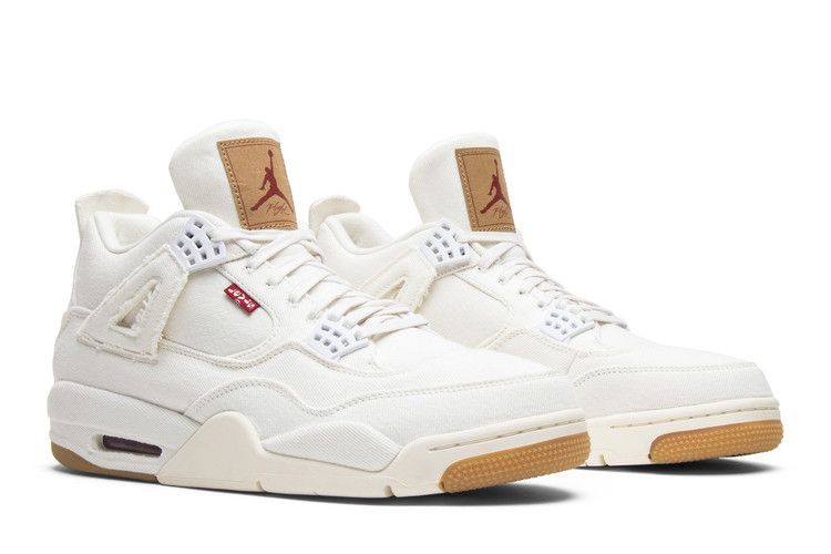 Jordan 4 levis white on outlet feet