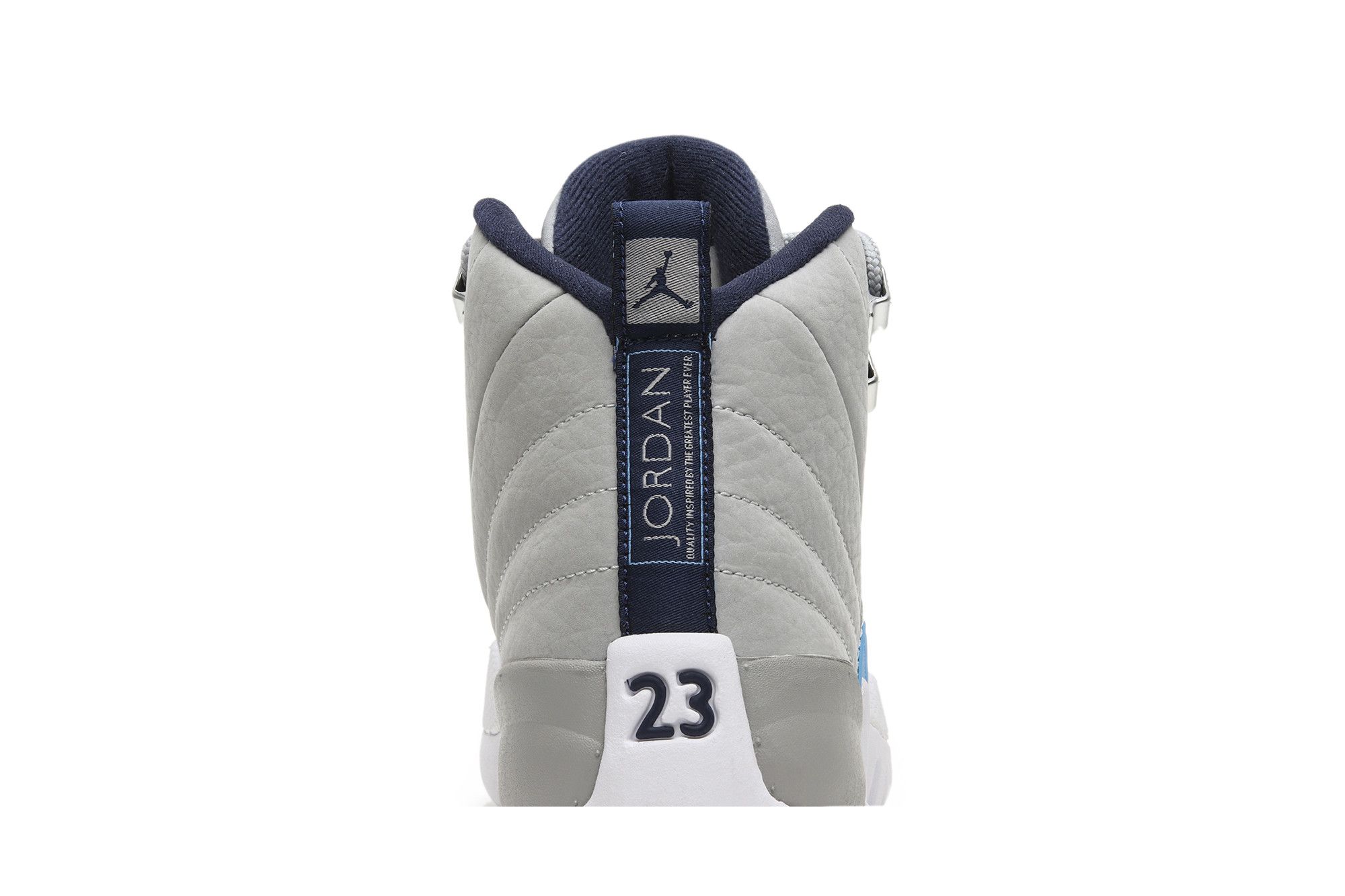 Pre-owned Air Jordan 12 Retro Bg 'university Blue' In Grey