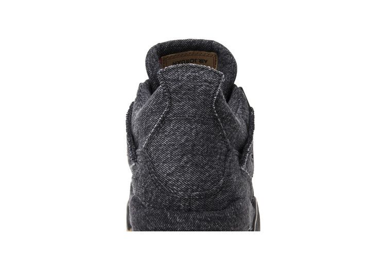 Levi's X Air Jordan 4 RETRO Gs Black Denim