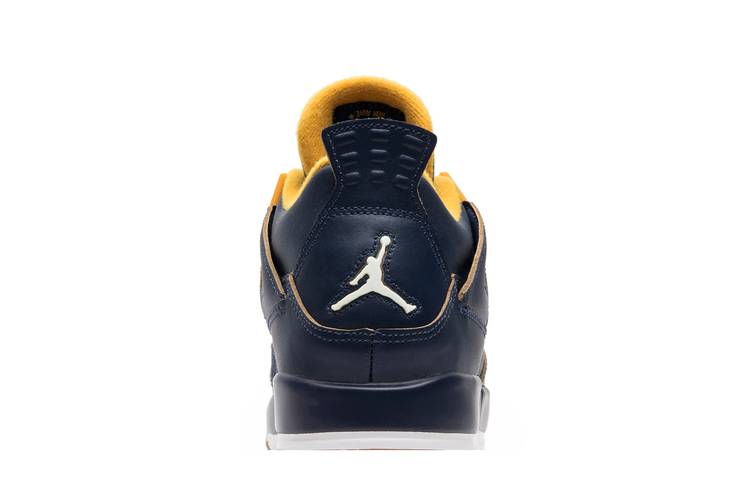 Nike Air Jordan 4 Retro IV Dunk From Above 11 Midnight-Navy-Blue/Gold  308497-425