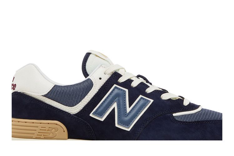 Buy 574 Legacy 'Navy Angora' - U574LGBB | GOAT