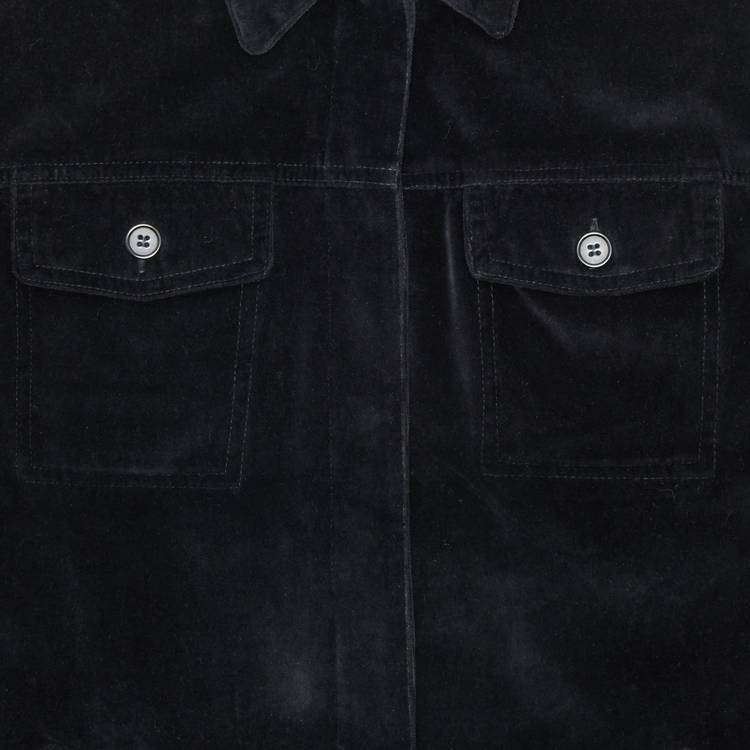Buy Helmut Lang Velvet Piping Detail Jacket \'Navy\' - 396 59016 120 1 | GOAT