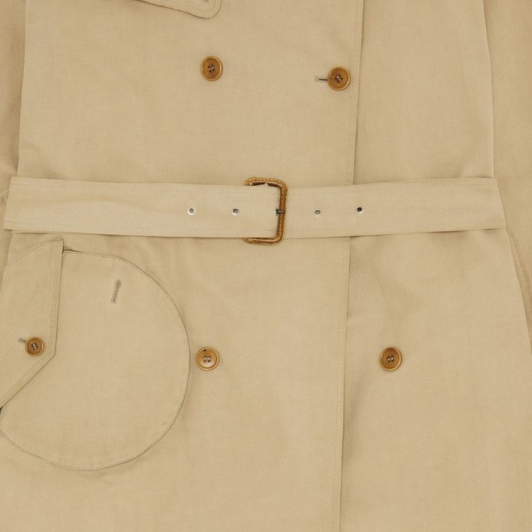 Buy Hussein Chalayan Double Breasted Belted Trench Coat 'Khaki' - YUI504A  YI006 610 | GOAT