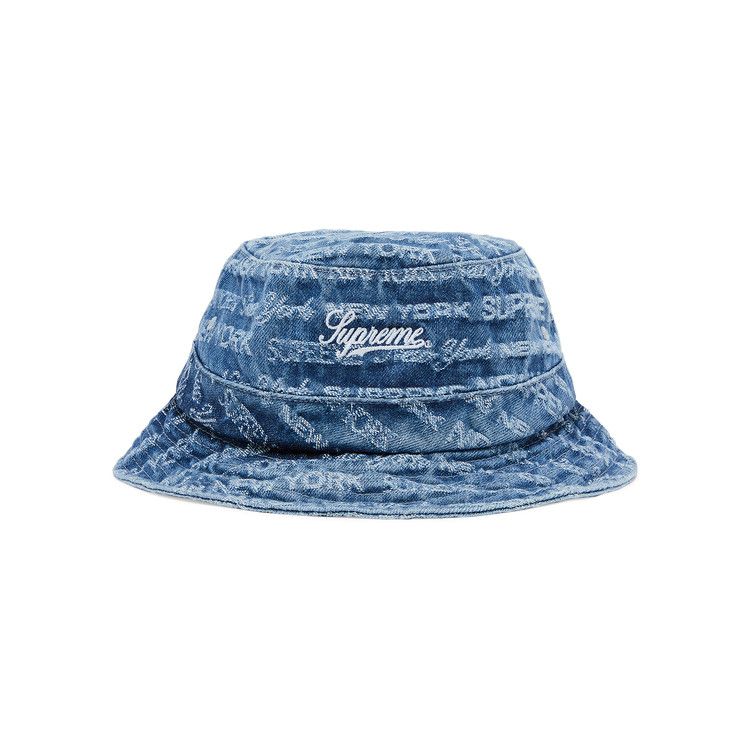 Buy Supreme Multi Type Jacquard Denim Crusher 'Blue' - FW22H62