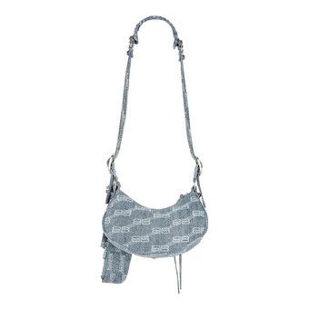 BALENCIAGA ルカコルシッフXSショルタハック 6713091VG9Y 7302 Women's Le Cagole Shoulder Bag Xs in Silver | Balenciaga US