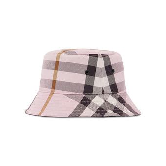 Buy Burberry Check Print Bucket Hat 'New Pink' - 8059121 | GOAT