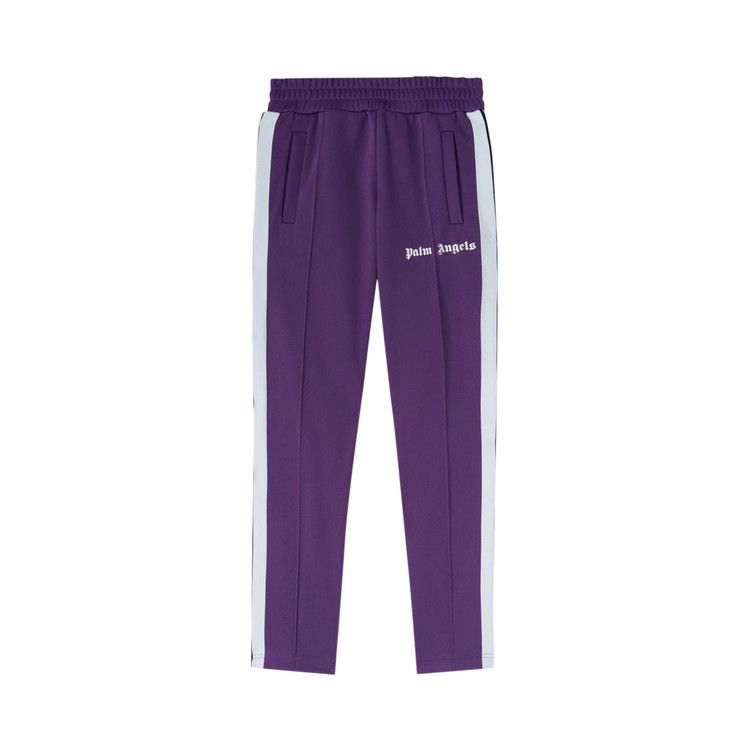 【関税&送料込】Palm Angels Tyrian Purple Viscose Pant PURPLE TRACK PANTS in purple - Palm Angels® Official