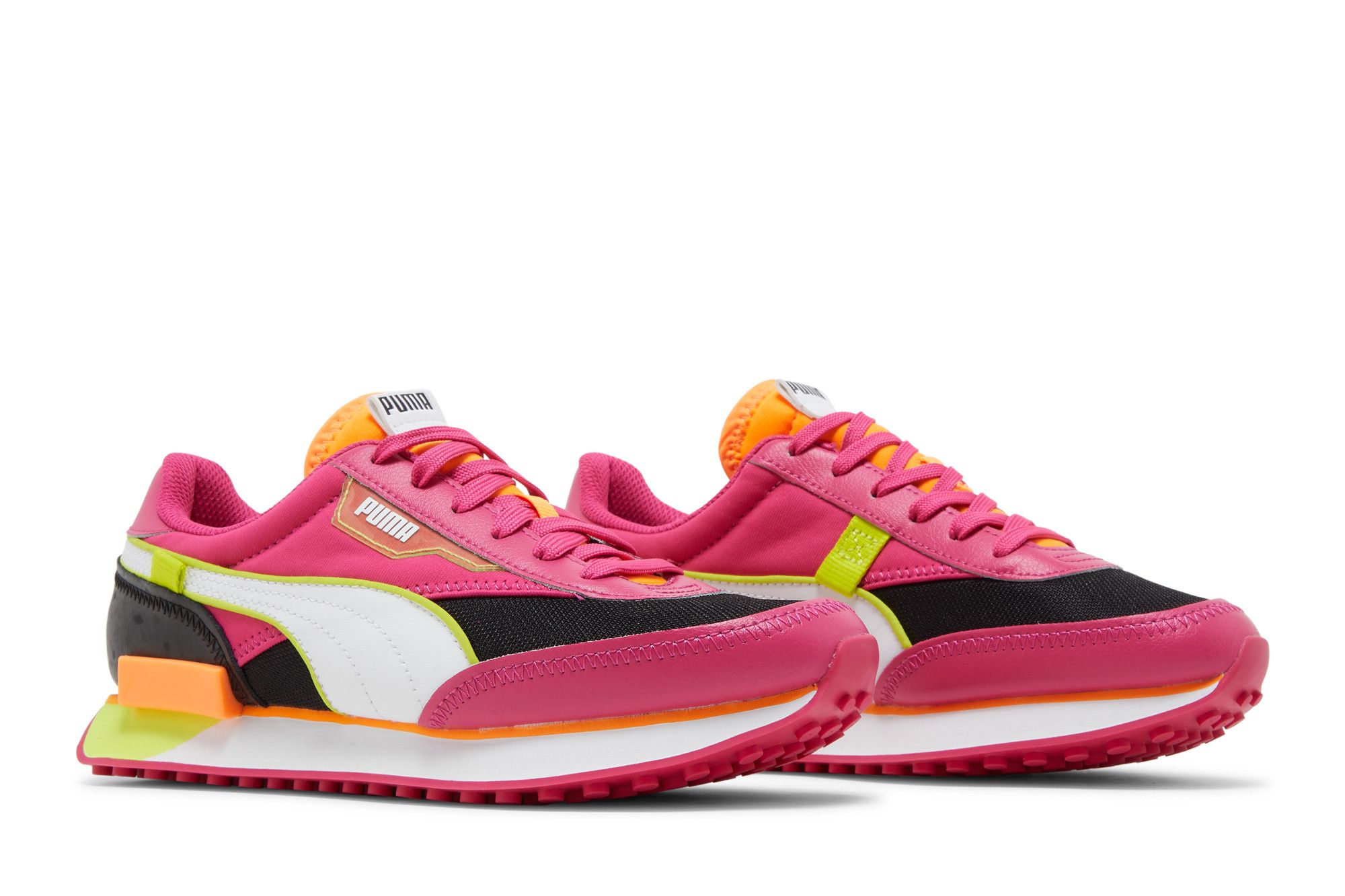 Pre-owned Puma Wmns Future Rider 'city Lights' In Pink