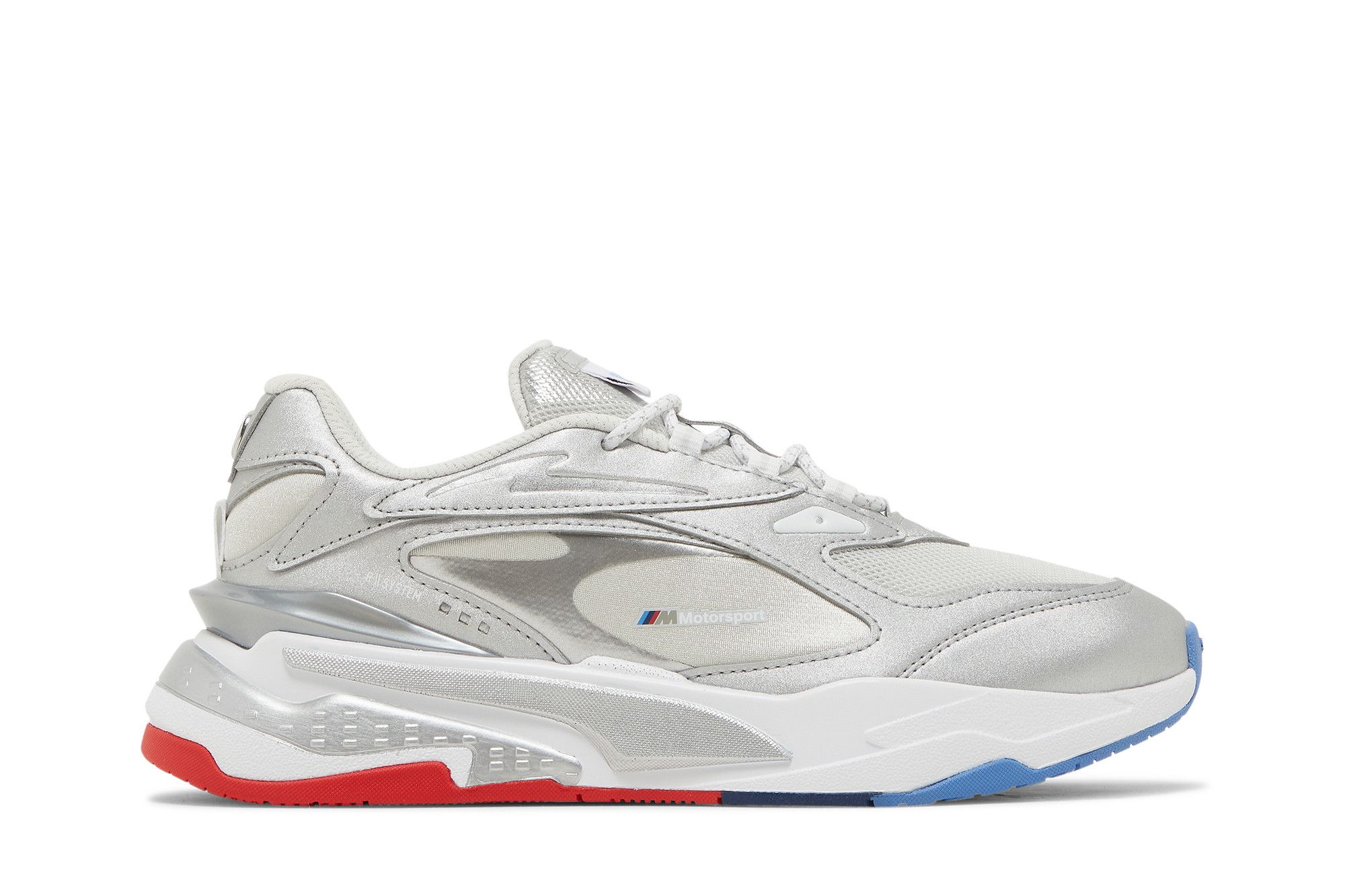 Pre-owned Puma Bmw Motorsport X Rs-fast Jr 'silver'