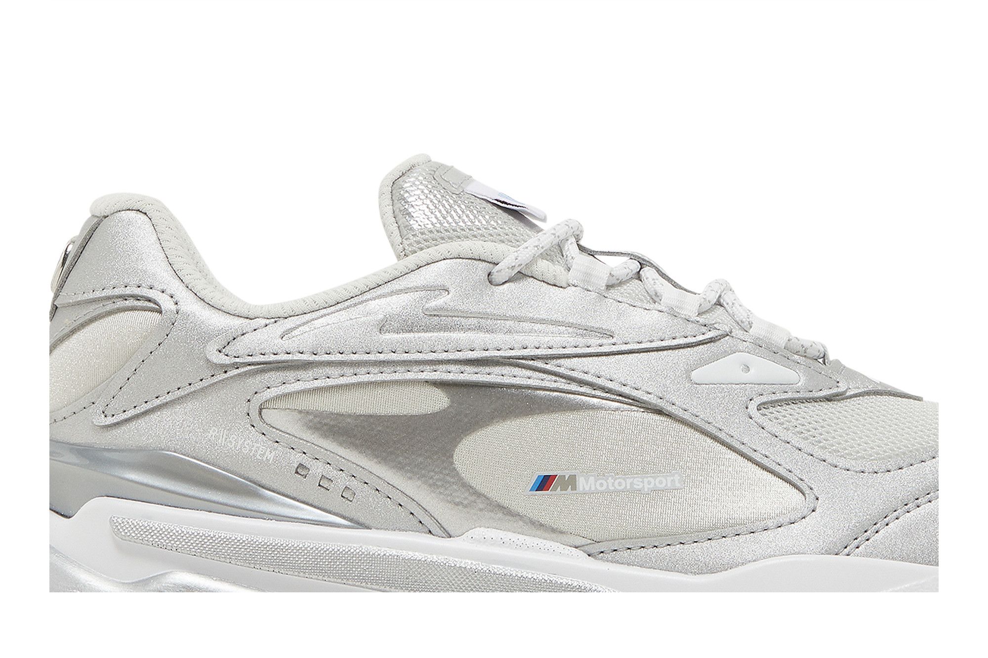 Pre-owned Puma Bmw Motorsport X Rs-fast Jr 'silver'