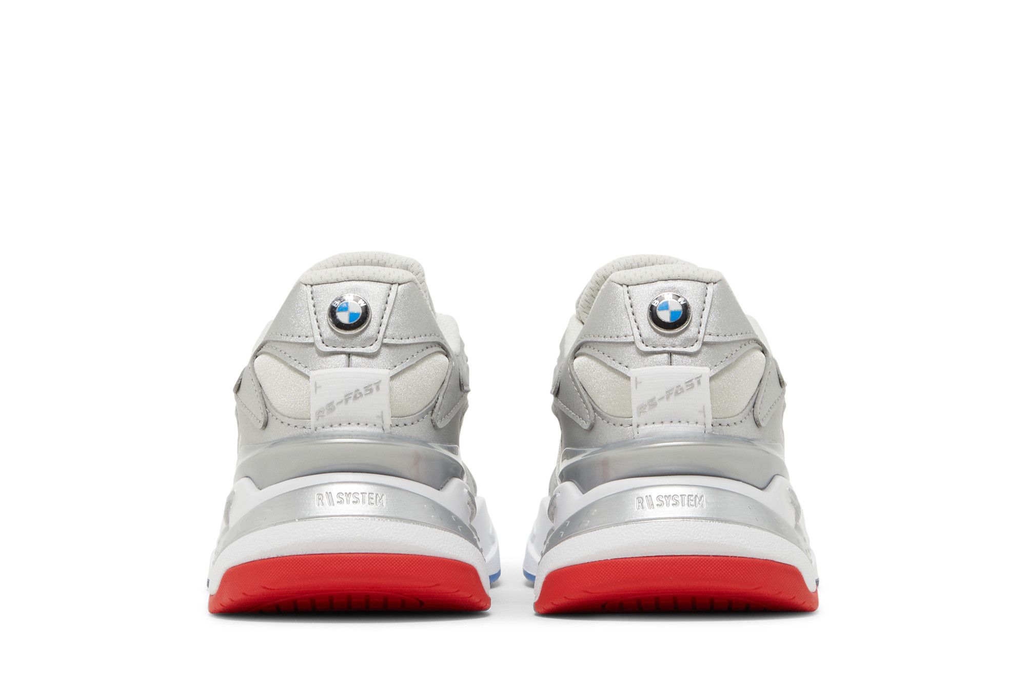 Pre-owned Puma Bmw Motorsport X Rs-fast Jr 'silver'