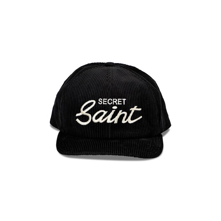 Buy Saint Michael Corduroy Hat 'Black' - SM A22 1111 041 | GOAT