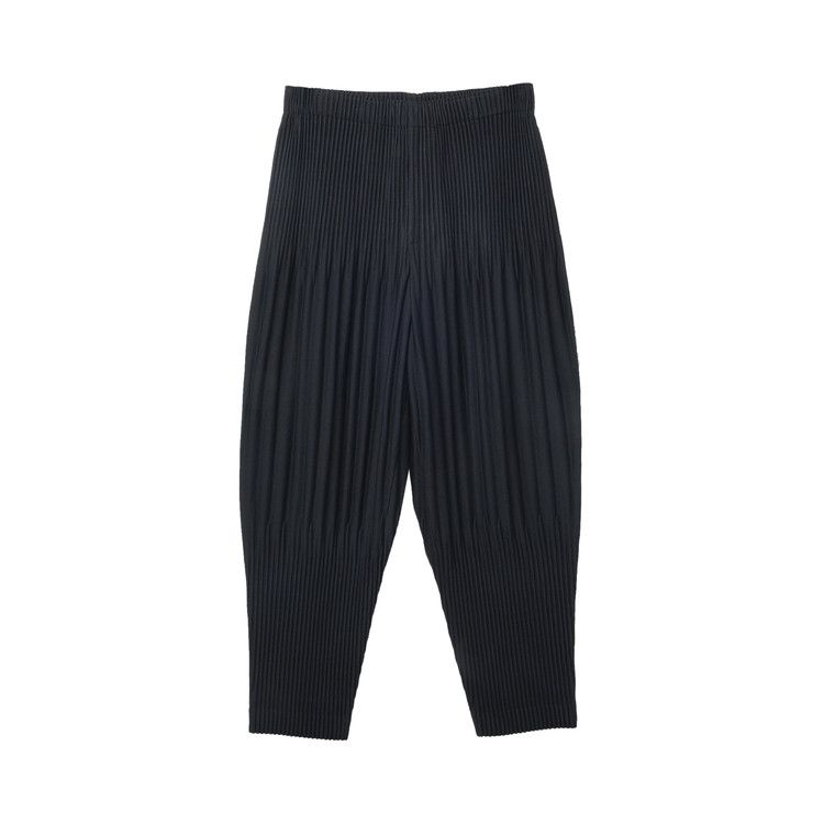 Homme Plisse バルーンパンツ(9分丈、サイズ3、ブラック) HOMME PLISSE ISSEY MIYAKE 【値下げ】HOMME 裾プリーツパンツ HP33