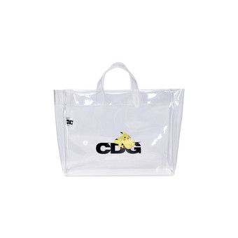 Cdg best sale transparent tote