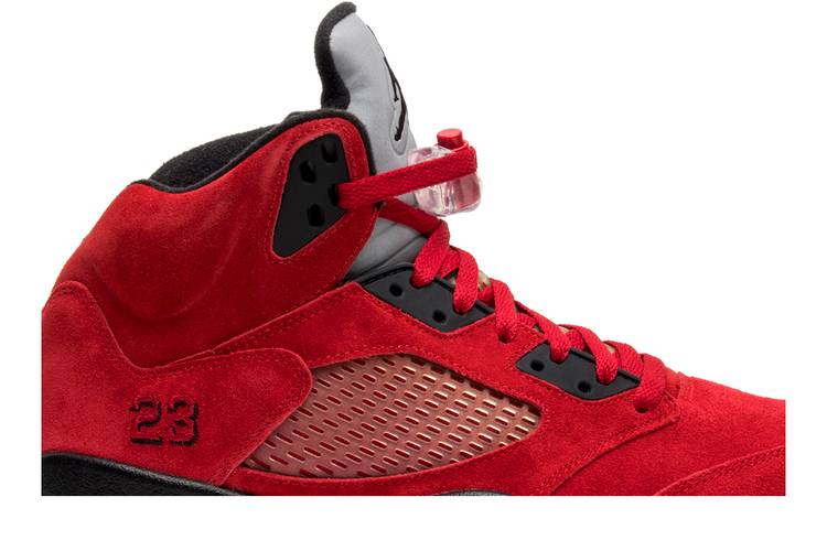 Buy Air Jordan 5 Retro 'Raging Bull Red Suede' - 136027 601