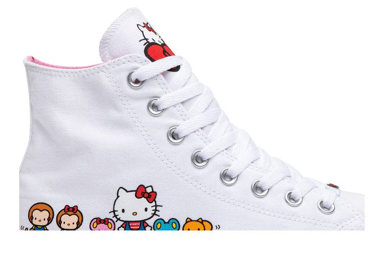 Advent Øjeblik have på Buy Hello Kitty x Chuck Taylor All Star Canvas Hi 'White' - 162944C - White  | GOAT