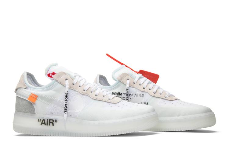 Nike Air Force One 1 Low Virgil Abloh Off-White (AF100) Size 10 (deadstock)  Please call the store or visit chancesnc.com for pricing.