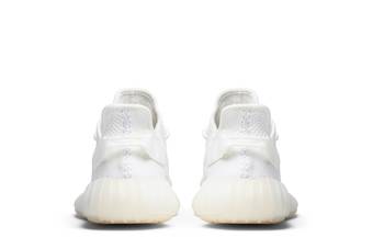 Adidas Yeezy Boost 350 V2 Triple White / Cream On Feet Sneaker