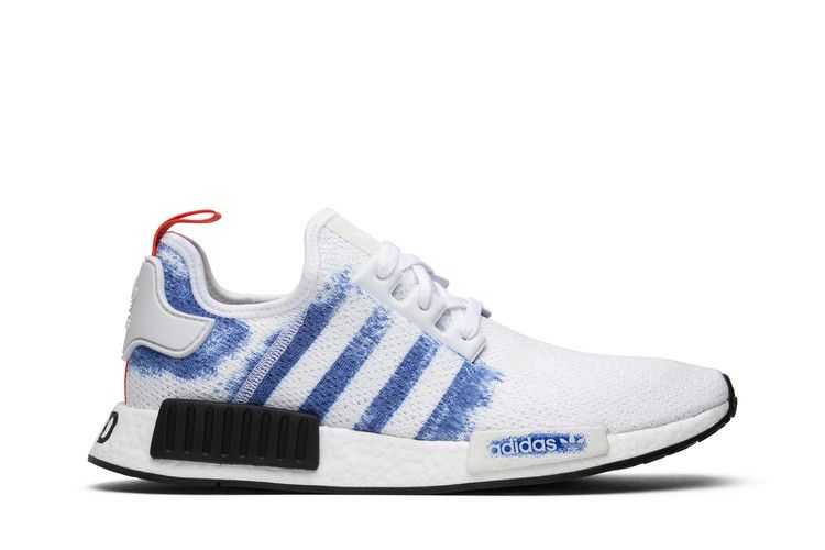 Nmd stencil white store and blue