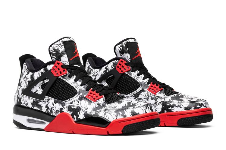 Budweiser Red Custom Name Air Jordan 4 Sneaker Shoes For Men And Women
