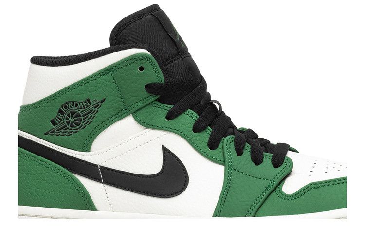 jordan 1 mid pine green women's