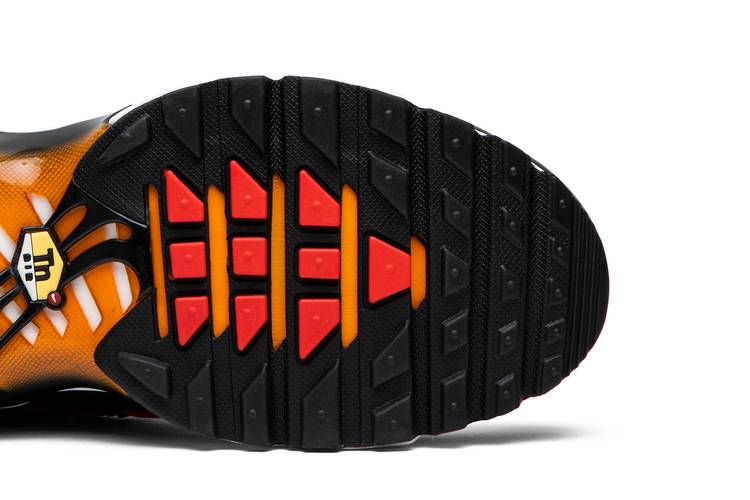 Nike Air Max Plus Sunset Pimento Mens 6 Tiger Orange Black Gradient Shoes