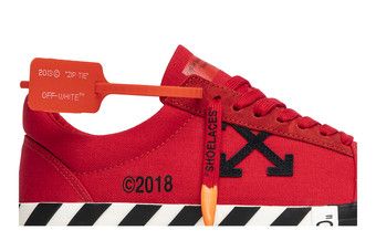 Off white vulc 2025 low top red