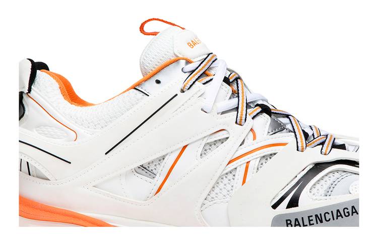 BALENCIAGA  Track Sneakers WhiteOrange  Anrosa Store