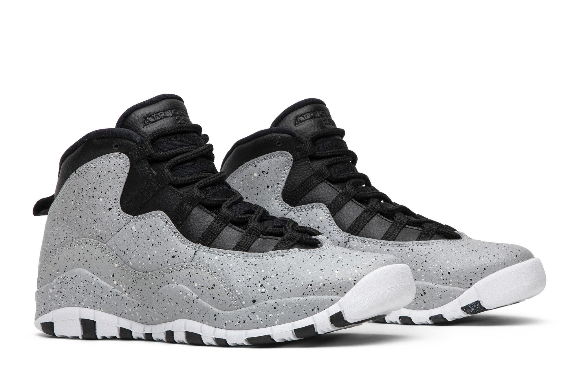 Pre-owned Air Jordan 10 Retro Gs 'cement' In Grey