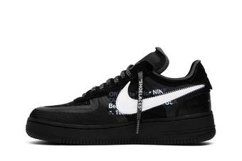 Nike x Off-White Women's Nike Af1 Mid Sheed c/o Off-whitetm️ - Black - High-Top Sneakers - 6