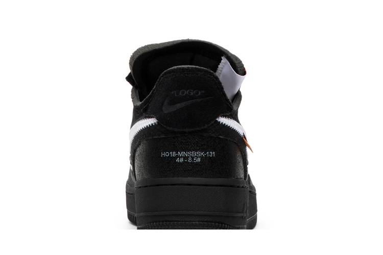 Official Look At The OFF-WHITE x Nike Air Force 1 Low Black •