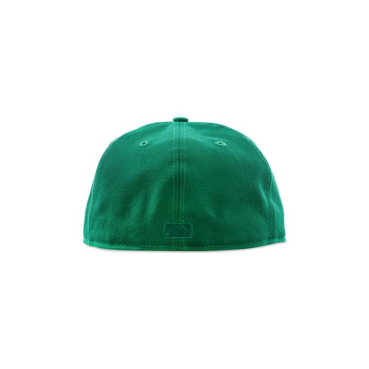 Shop New Era 59Fifty Essentials Fear of God Fitted Hat 60185371 green