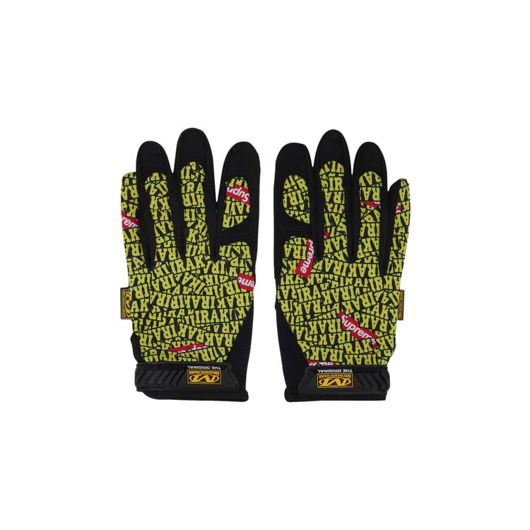 Buy Supreme x Mechanix x IRAK Work Gloves 'Yellow' FW22A9 YELLOW GOAT