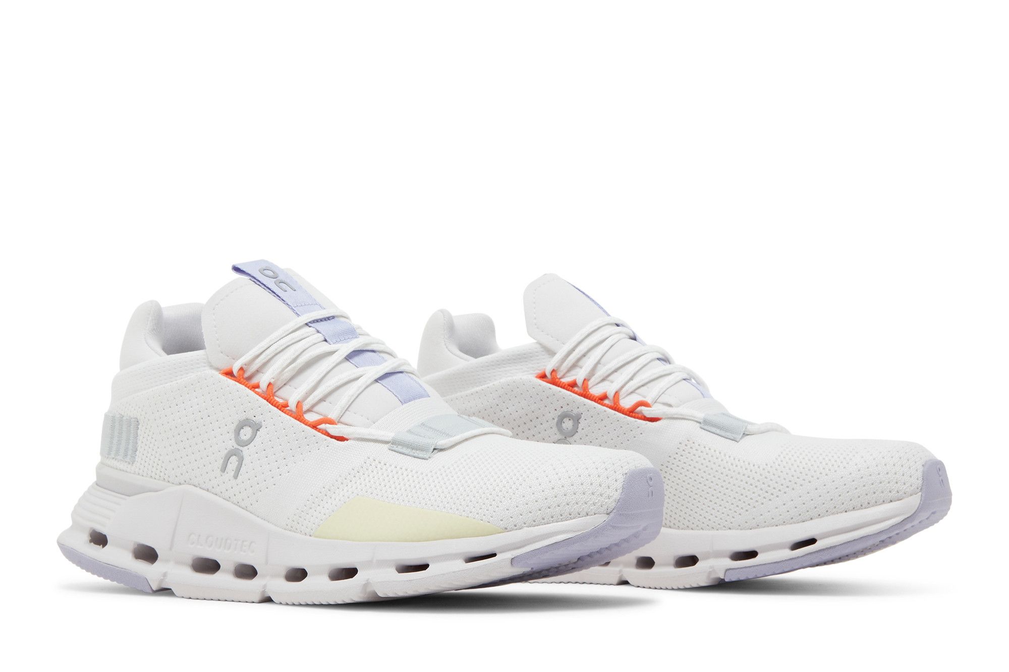 Pre-owned On Wmns Cloudnova 'white Glacier'