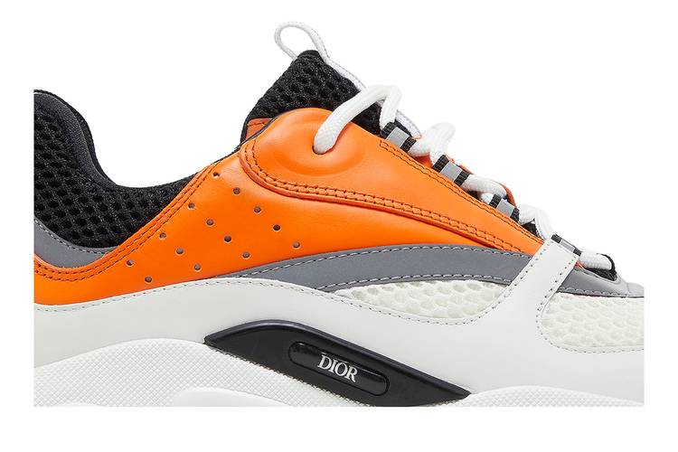Dior B22 Sneakers. Grey White Orange., UA standard!