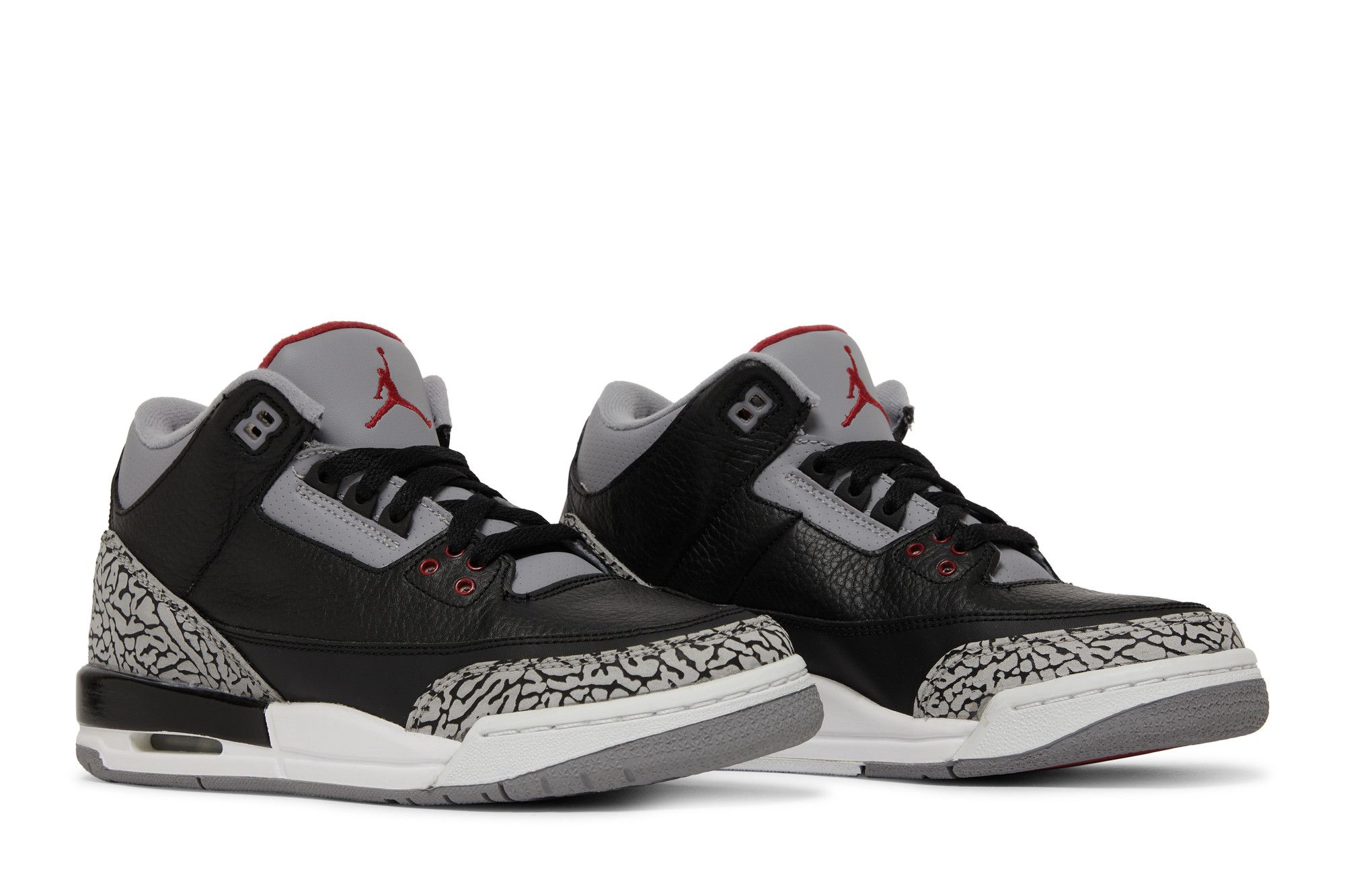 Pre-owned Air Jordan 3 Retro Gs 'cement' 2011 In Black